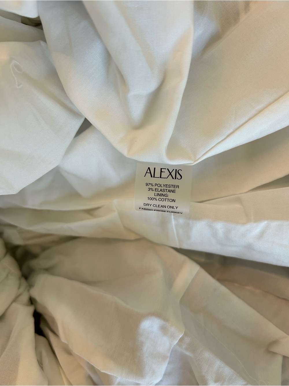 Alexis Blue and White Striped Strapless Midi Dress - Picture 9 of 10
